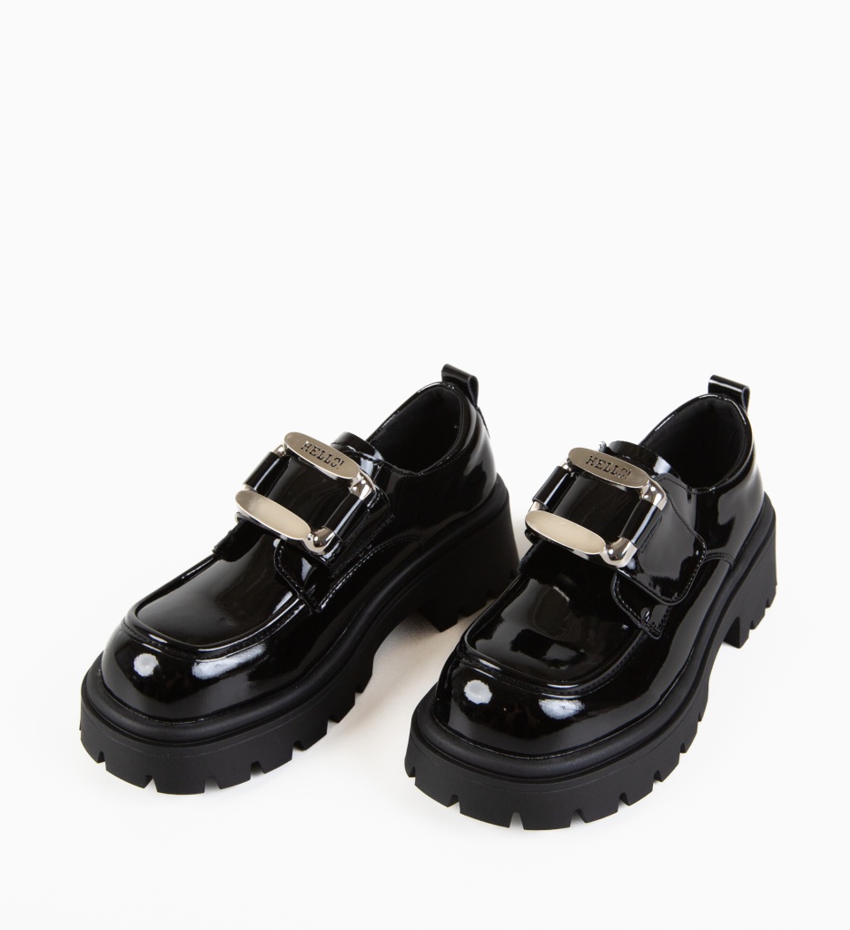 Pantofi Hello Negri - Confort Zilnic - imagine 6