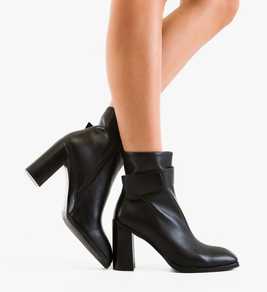 Botine Glaray Negre Depurtat | Eleganță & Confort - imagine 2