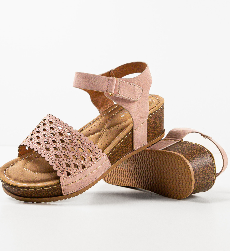 Sandale Herbie Roz - Confort și Stil Feminin - imagine 7