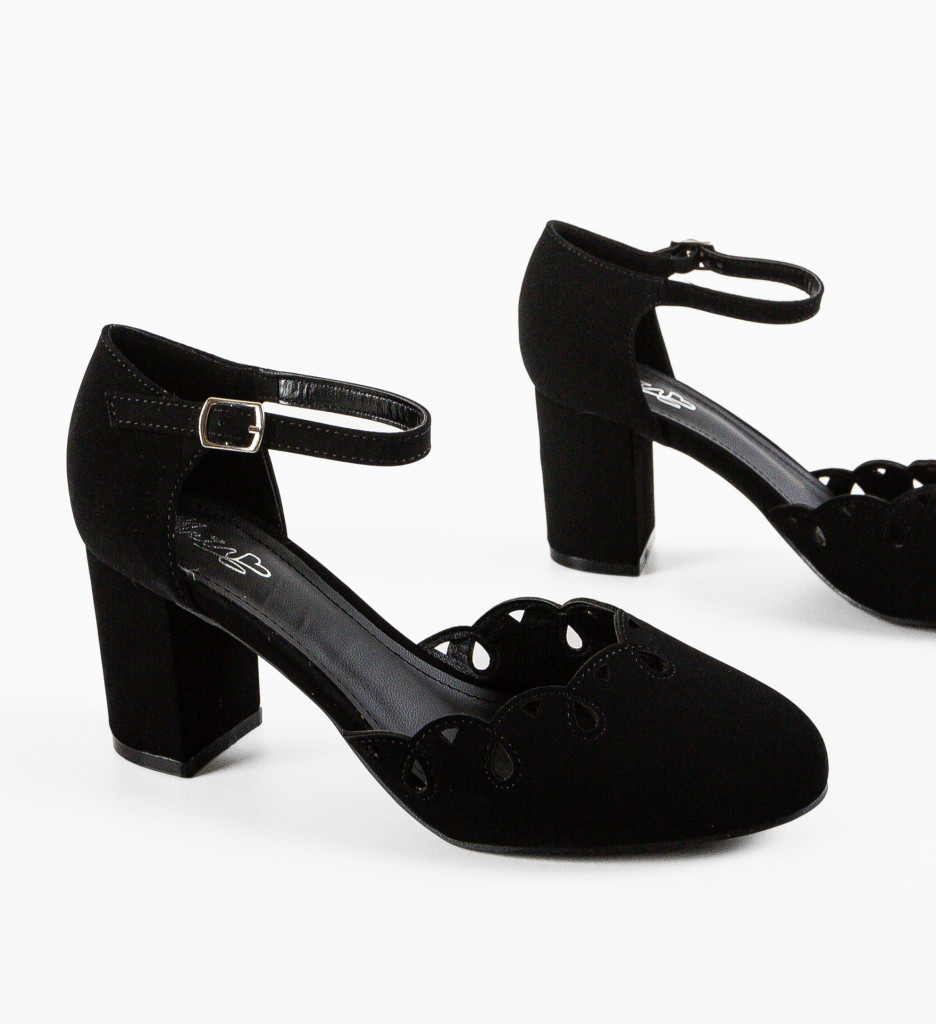 Pantofi Danila Negri Eleganți - Confort Stil - imagine 6