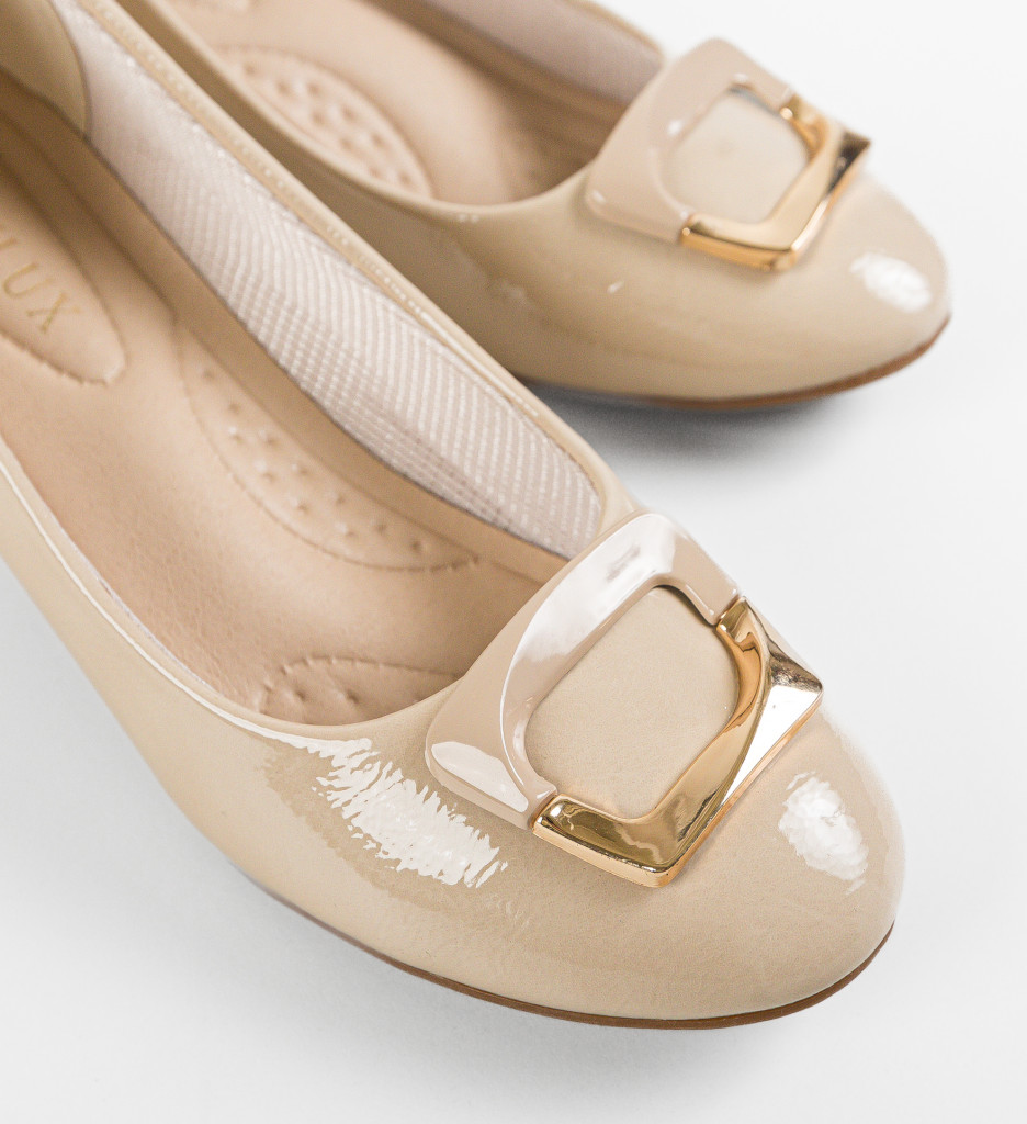 Pantofi Dama Collier Bej | Eleganță Versatilă - imagine 5