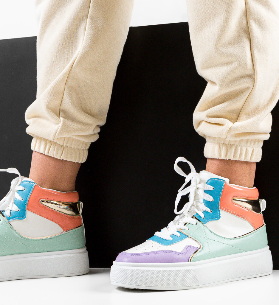 Sneakers Dama Kane Multicolor - Stil Unic - imagine 3