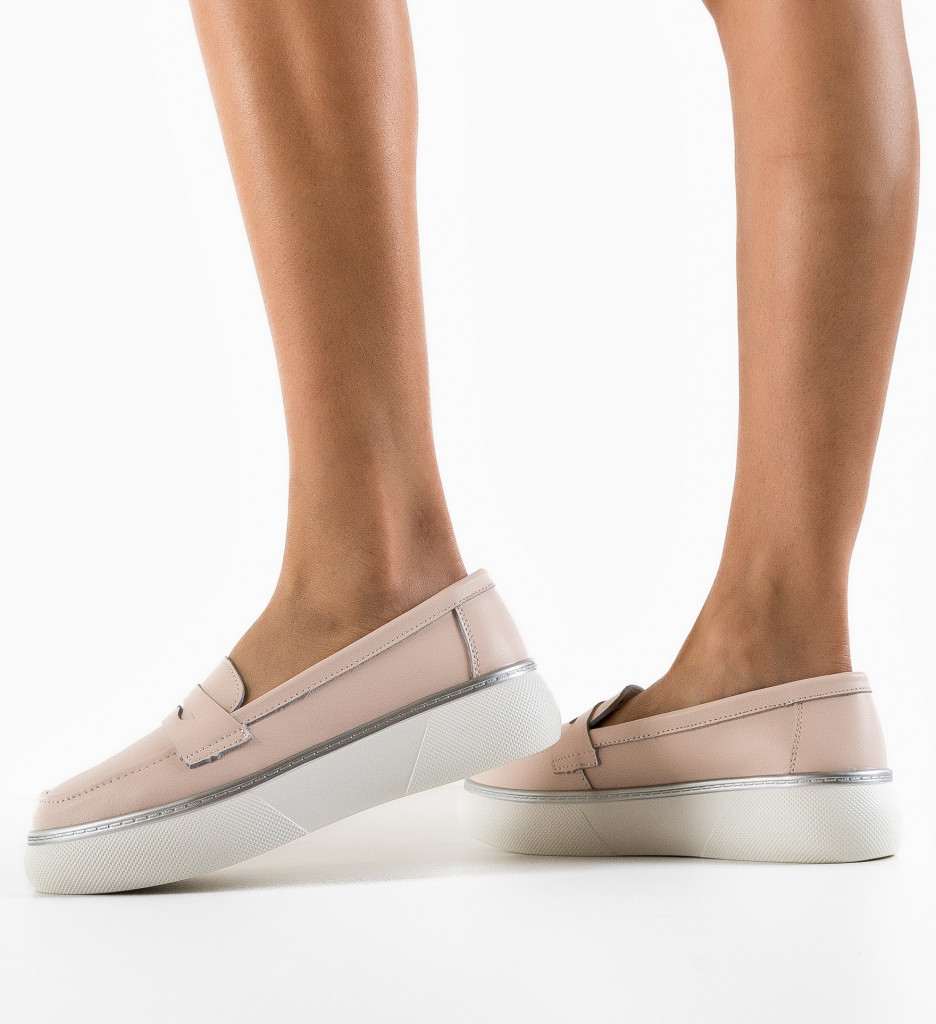 Pantofi Casual dama Roz - Confort Zilnic - imagine 2