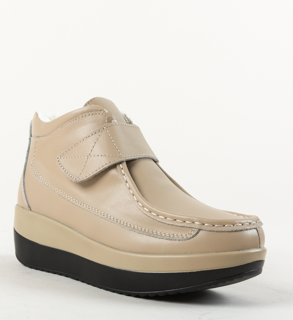 Pantofi Casual Jistry Bej | Confort și Stil - imagine 7