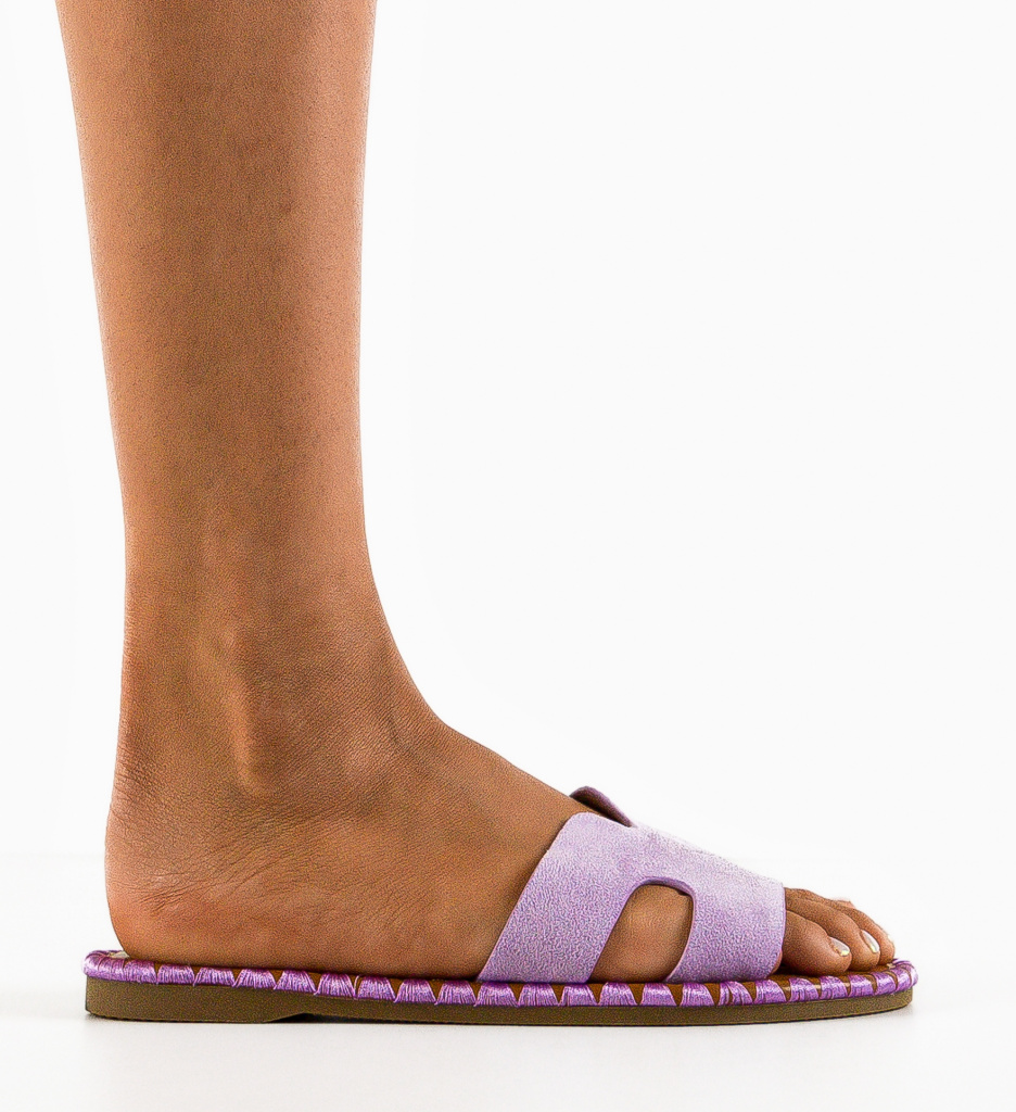 Papuci Dama Freska Mov - Confort și Eleganță - imagine 3