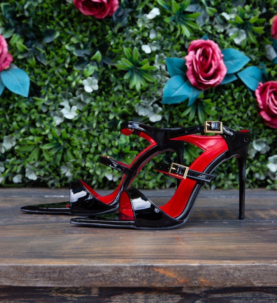 Sandale cu Toc Yara Negre - Stil si Eleganta - imagine 3