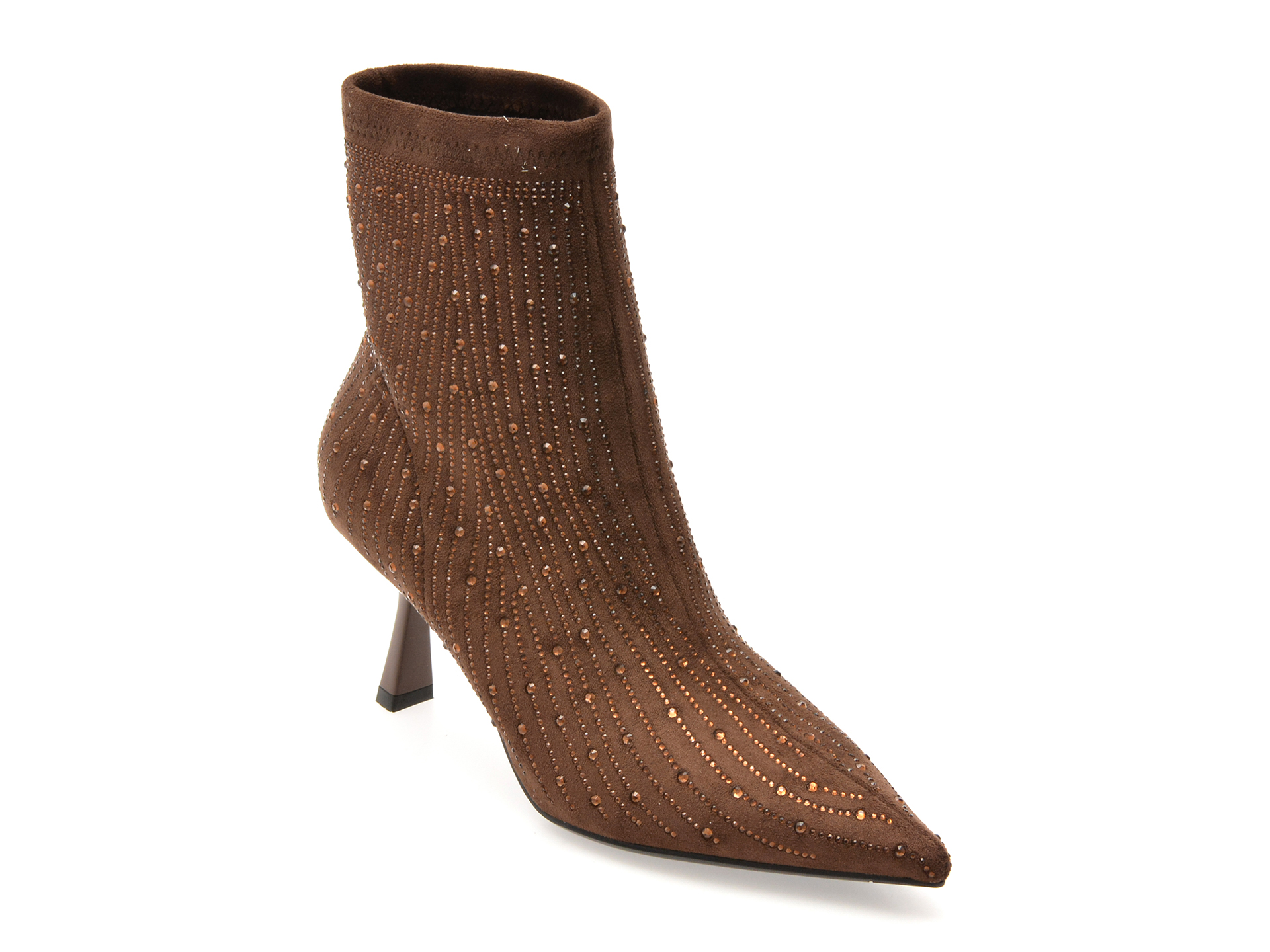Botine Epica Elegante Maro | Confort Slip-On