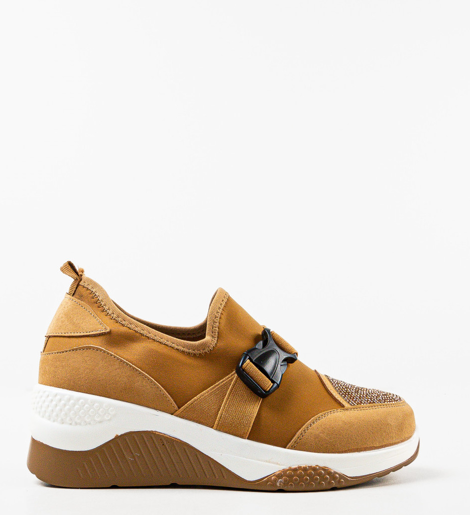 Sneakers Tensive Khaki Dama - Confort Urban - imagine 3