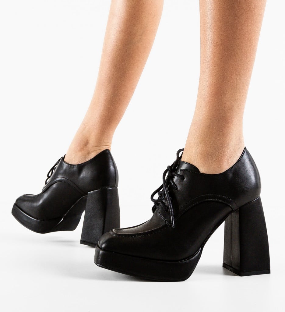 Pantofi Bartlet Negri | Eleganță la Fiecare Pas - imagine 2