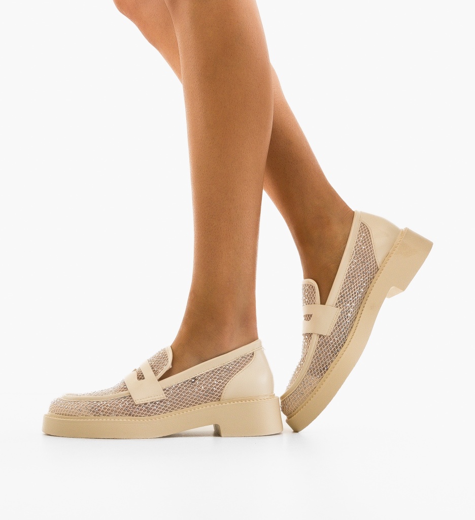 Pantofi Hoffm Bej | Confort și Stil Casual - imagine 2