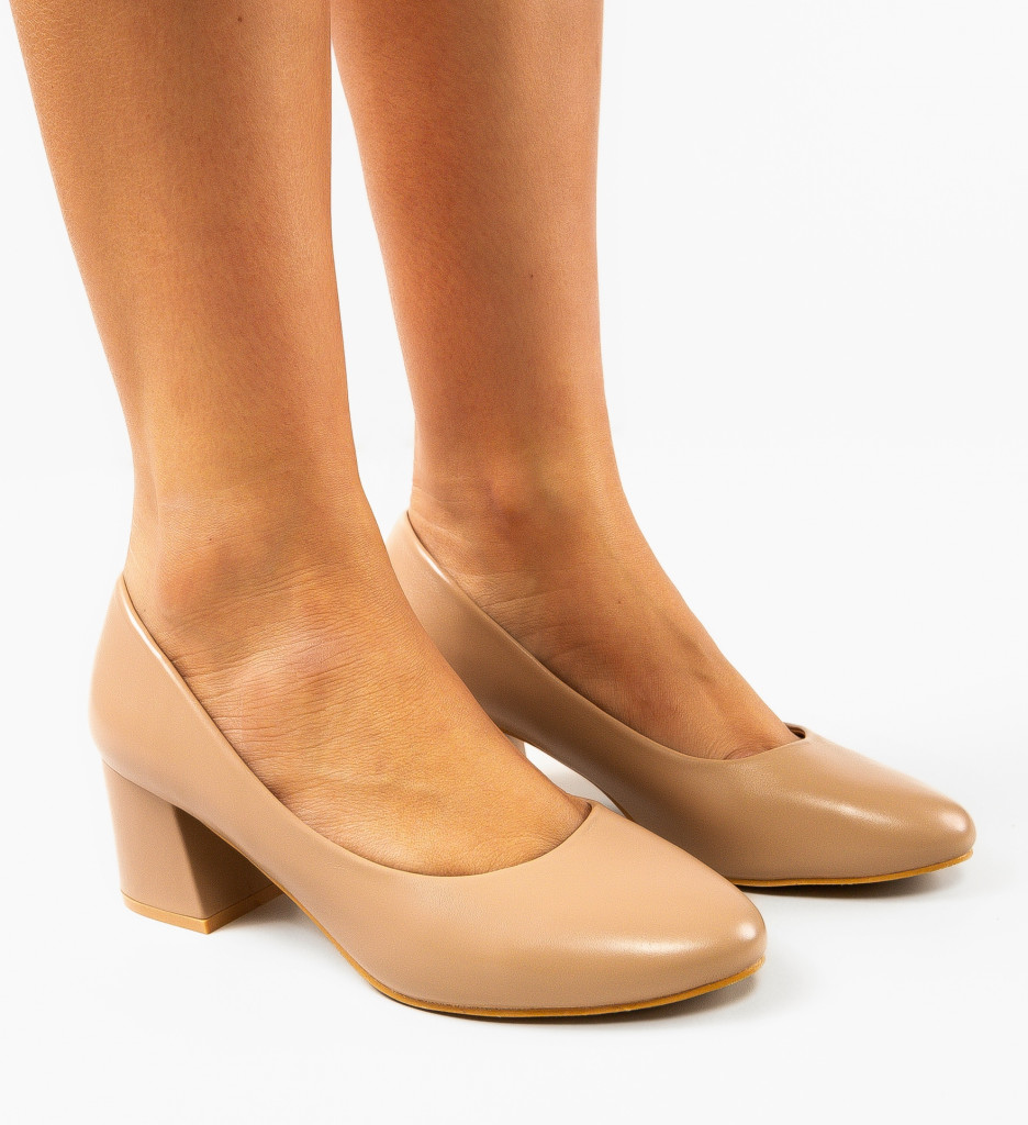Pantofi Dama Cobb Nude - Eleganță și Confort - imagine 2