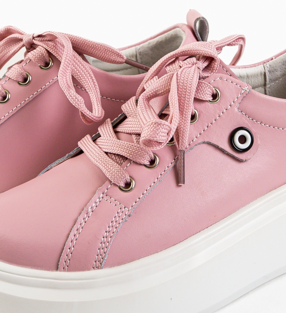 Pantofi Casual Nuandre Roz - Confort și Stil - imagine 8
