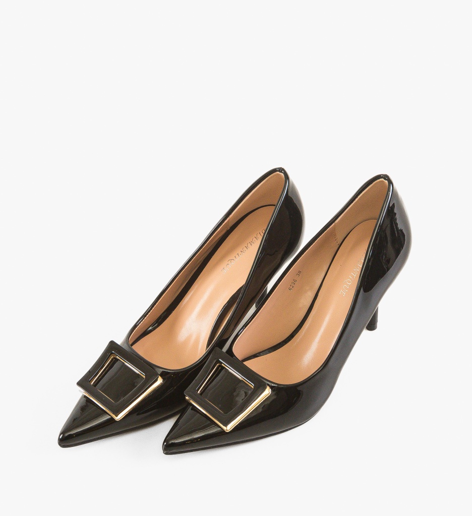 Pantofi Elmar Negri cu Toc Eleganți - imagine 5
