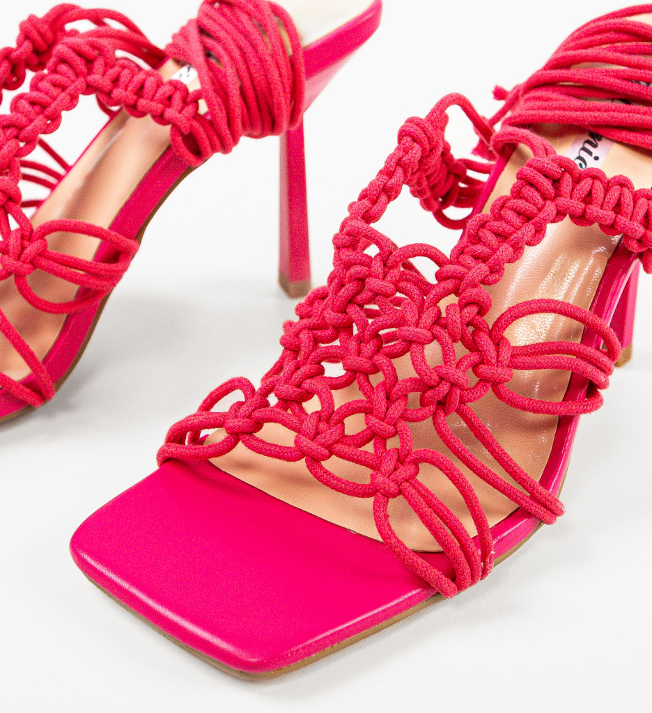Sandale Kazia Fuchsia - Eleganță și Stil - imagine 6