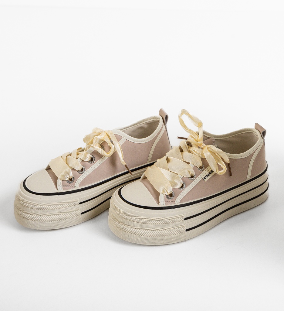 Sneakers Dama Banner Roz - Confort și Stil - imagine 6