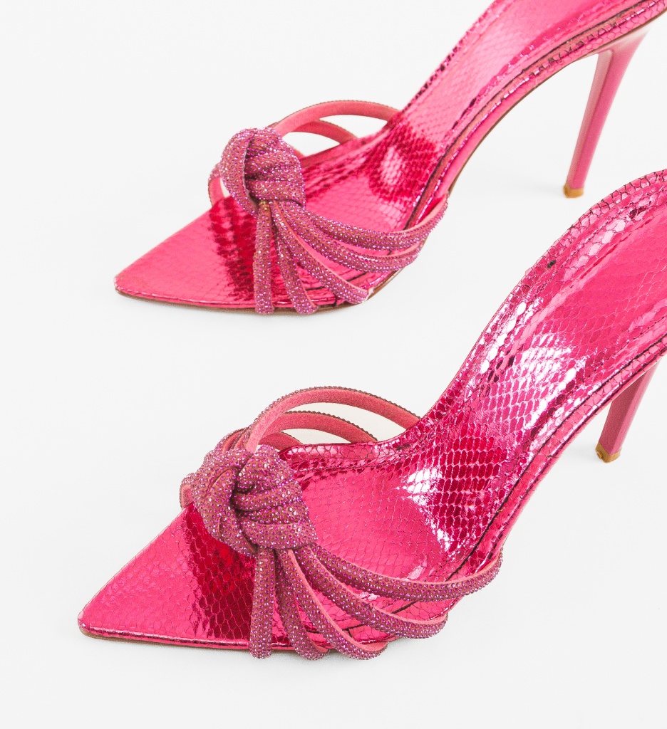 Sandale Susana Fuchsia | Eleganță Vibrantă - imagine 5