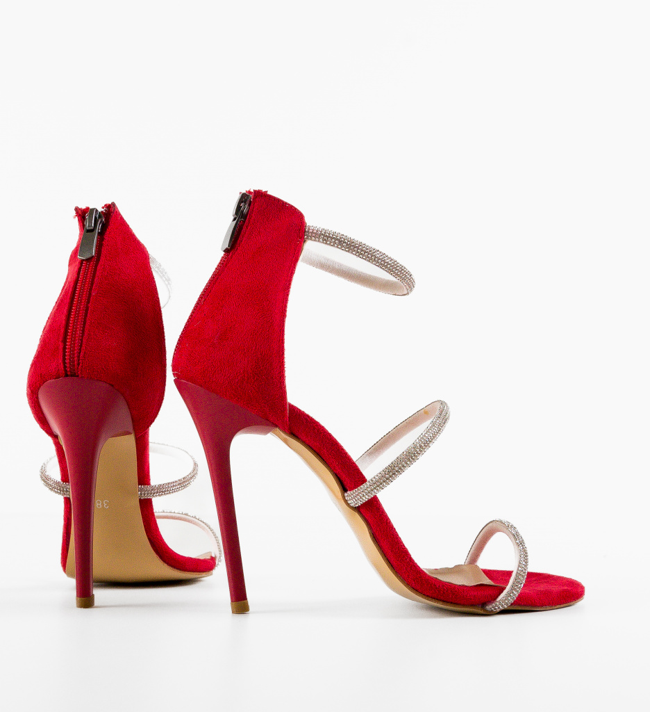 Sandale cu Toc Rosii Dara - Eleganță și Stil - imagine 5