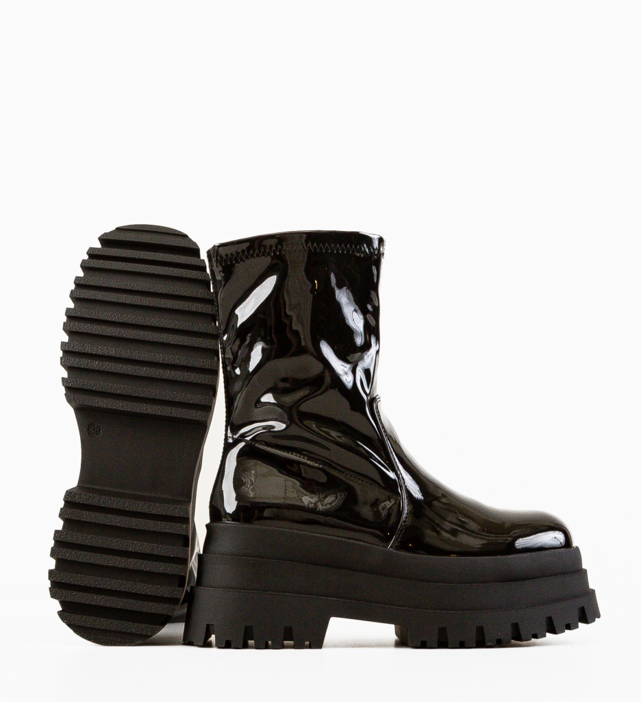 Ghete Dama Negre Elegante - Confort și Stil - imagine 5