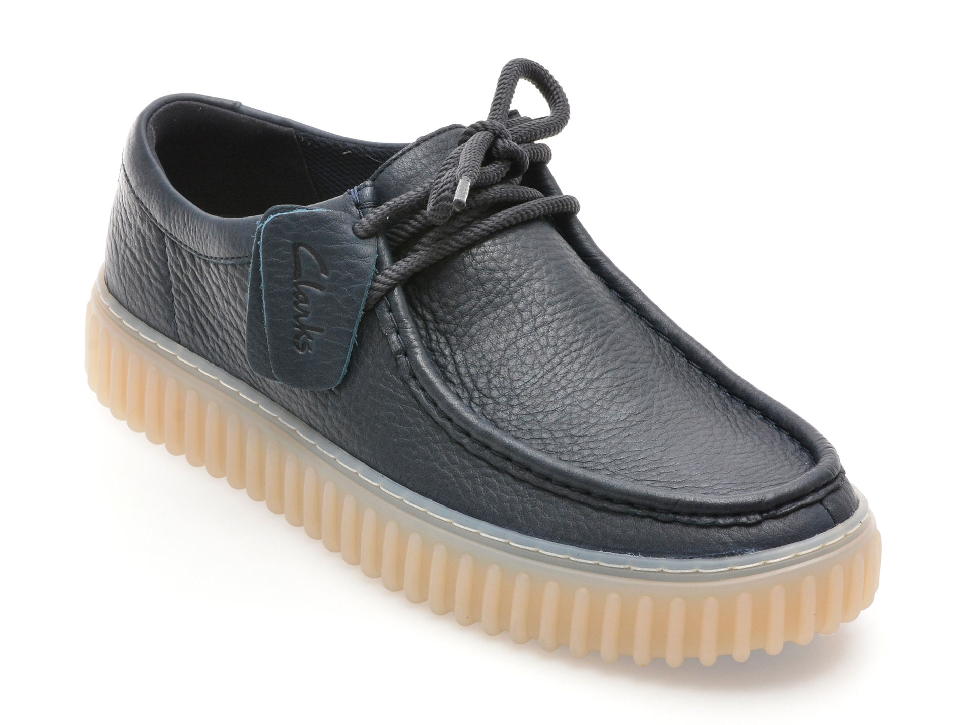 Mocasini Clarks Bleumarin Piele Naturală