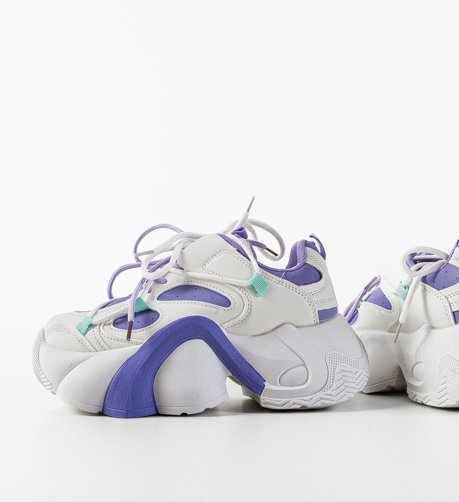 Sneakers Dama Jamaika Mov - Confort & Stil - imagine 6