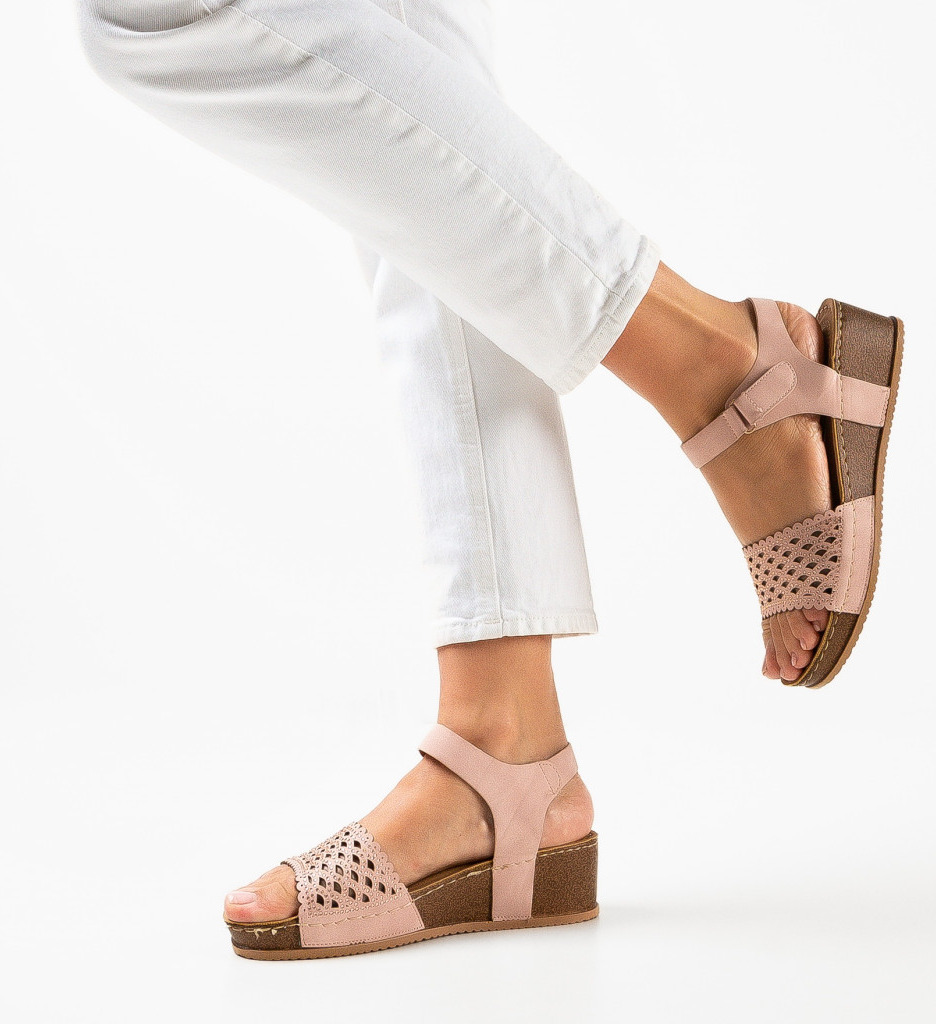 Sandale Herbie Roz - Confort și Stil Feminin - imagine 2