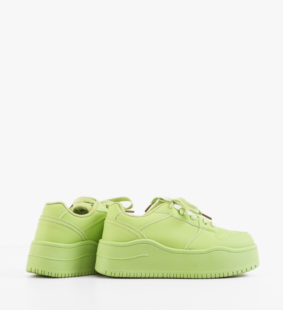 Sneakers Dama Kramy Verzi | Confort Modern - imagine 2