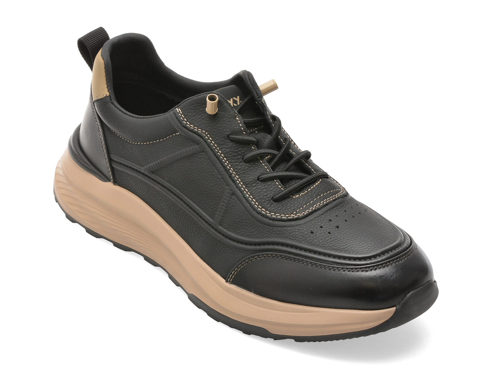 Pantofi sport GRYXX negri din piele naturală