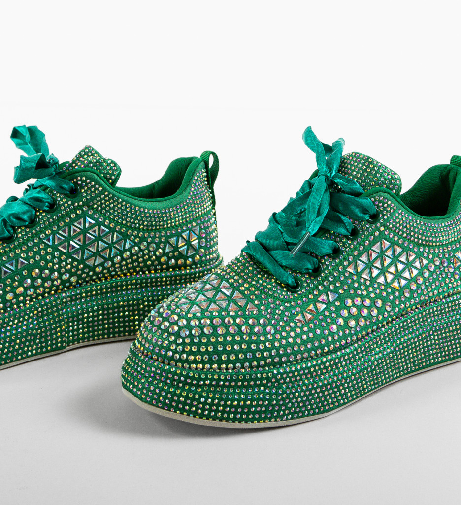 Sneakers Dama Galmure Verzi | Confort și Stil Urban - imagine 7