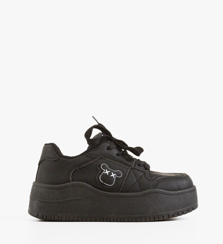 Sneakers Dama Myuty Negri | Confort și Stil Urban - imagine 7