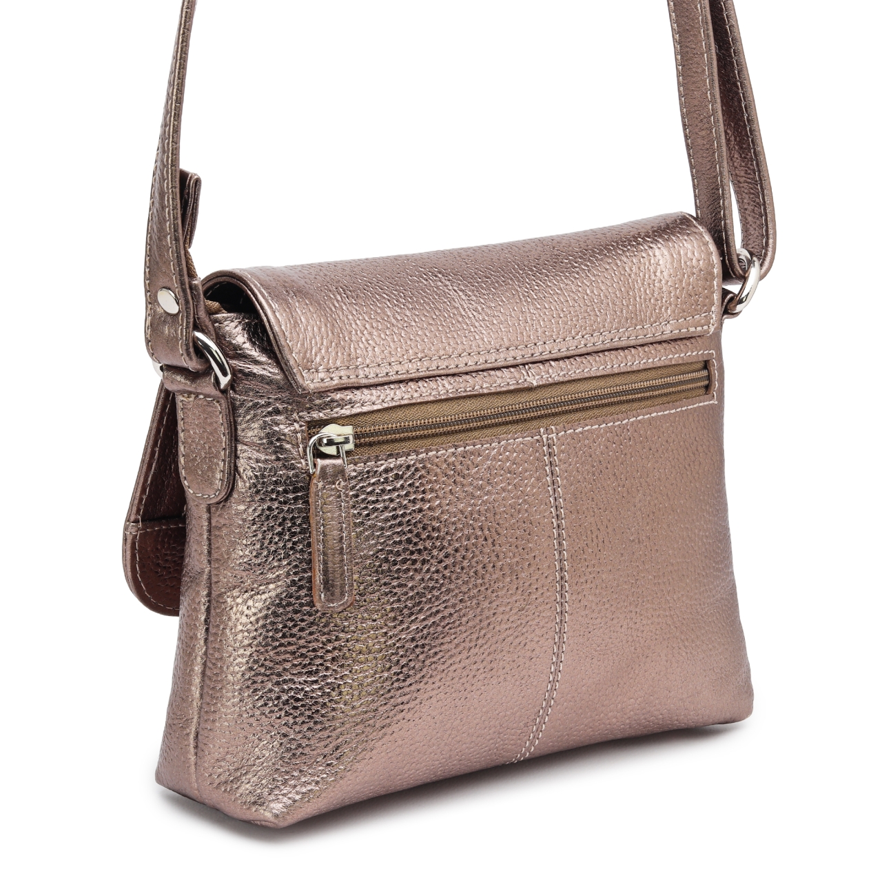 Geanta Mirabela GT3901 Piele Naturala Bronz - imagine 4