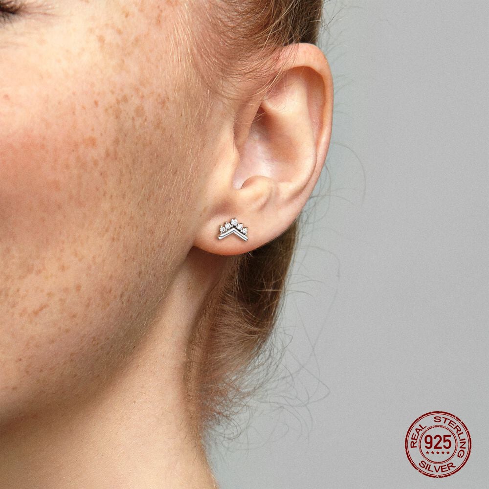 Cercei argint 925 Amanda JW499 cu zirconiu, roditi - imagine 2