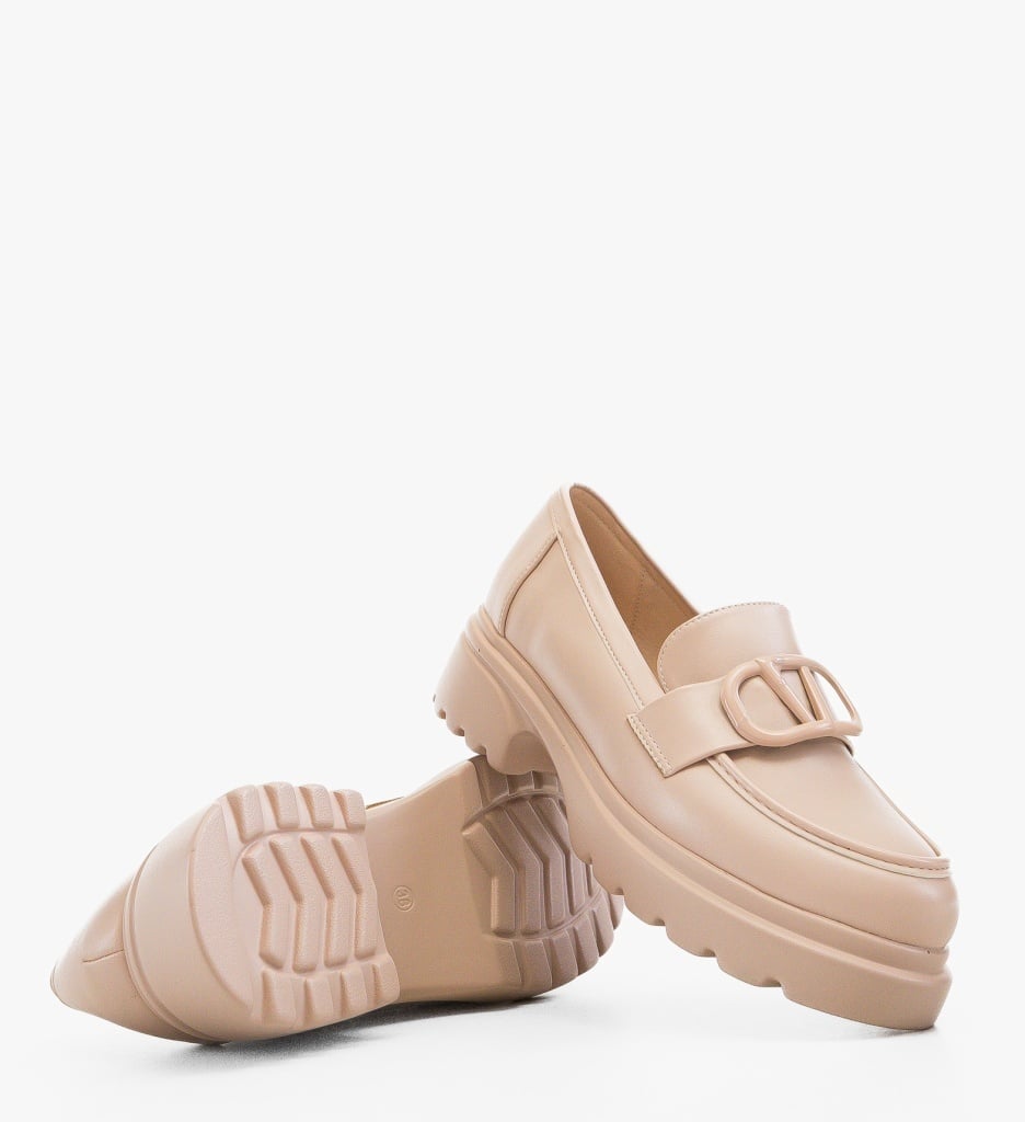 Pantofi Casual Dama Bej | Confort și Stil Zilnic - imagine 5