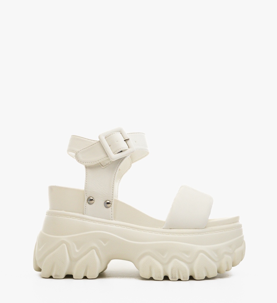 Platforme Dama Glanhe Albe | Stil si Confort - imagine 6