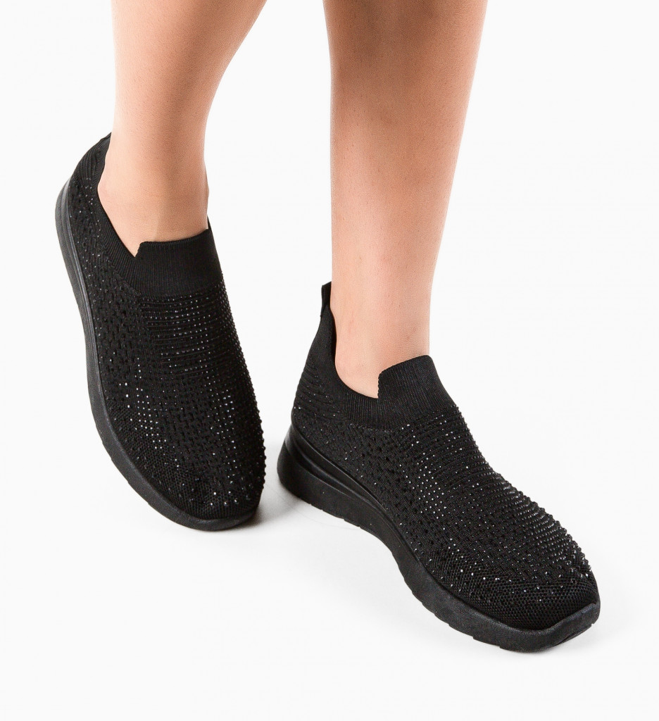 Sneakers dama Reach Negru | Confort Stilat - imagine 2