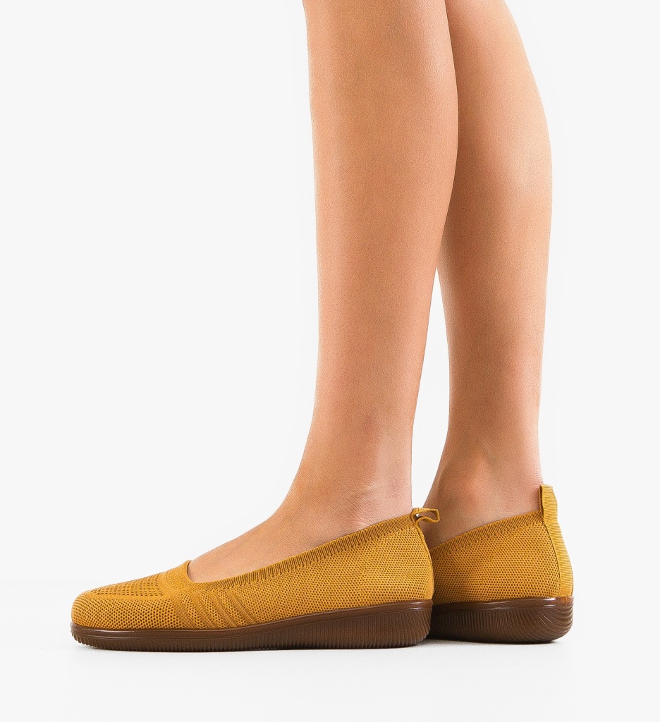 Espadrile Dama Galbene Shandiin - Confort Vară - imagine 2