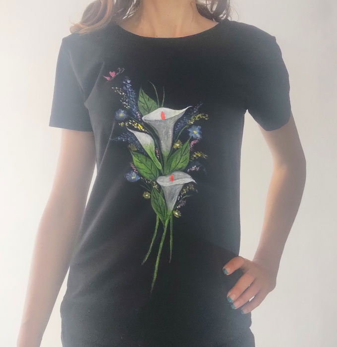 Tricou Pictat Manual Shopika | Design Unic