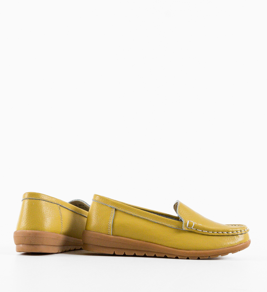 Pantofi Casual Georgie Galbeni - Stil și Confort Zilnic - imagine 5