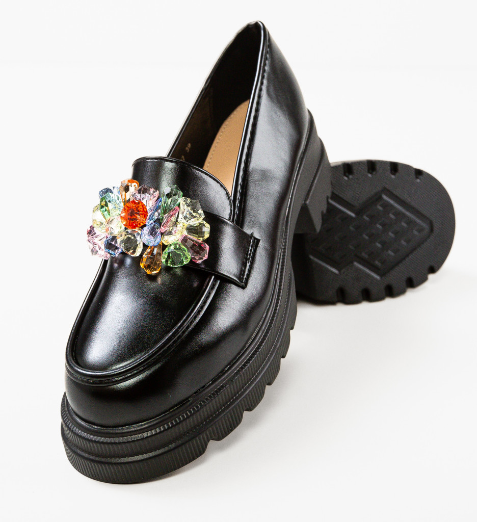 Pantofi Casual Dama Miska Negri | Confort și Stil