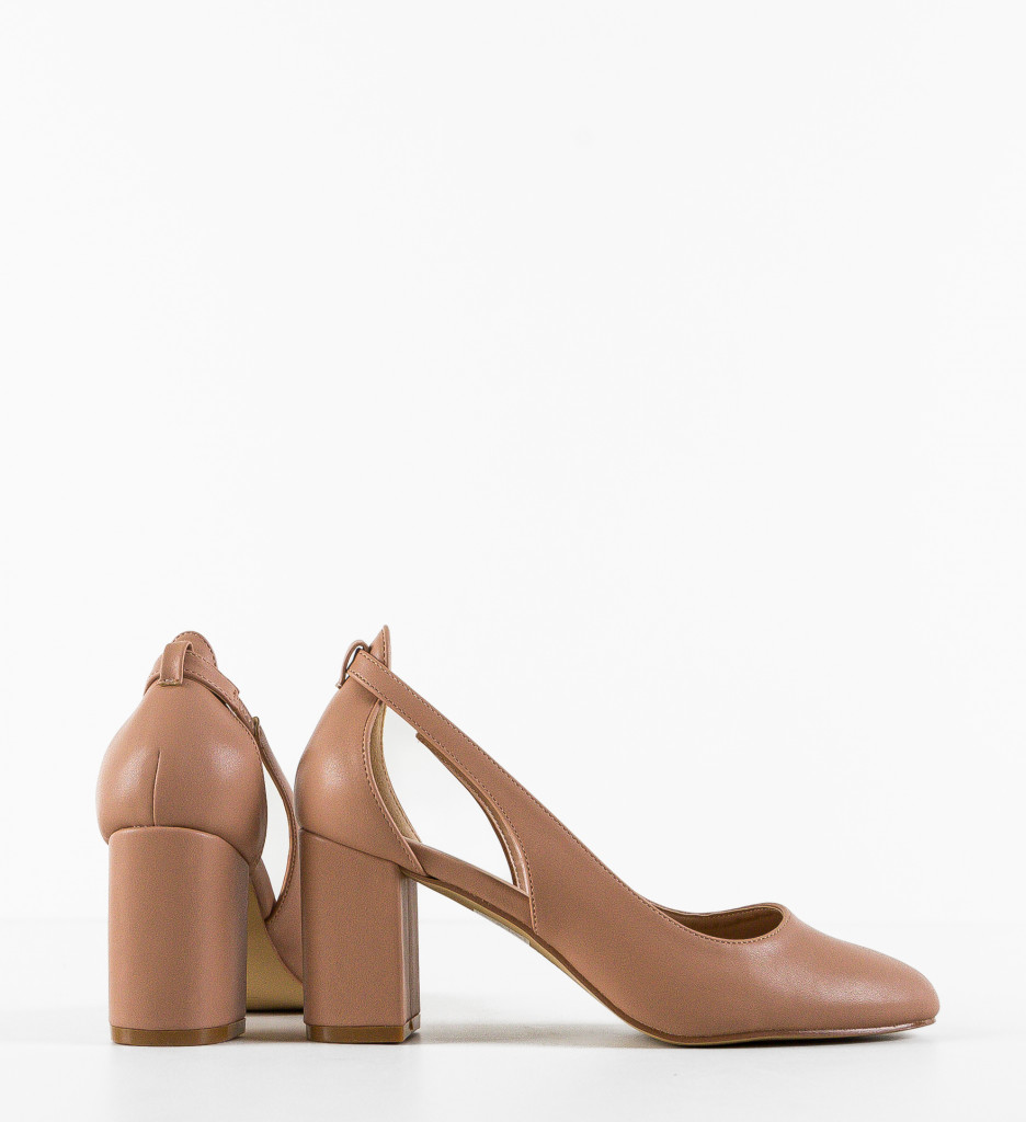 Pantofi Toc Adriama Bej | Eleganță și Stil - imagine 4