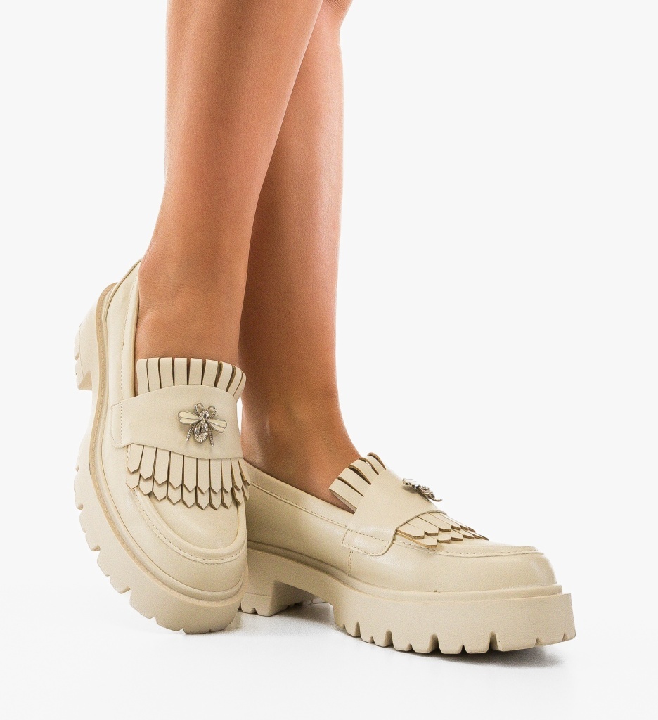 Pantofi Casual Trevy Bej - Confort și Stil - imagine 5