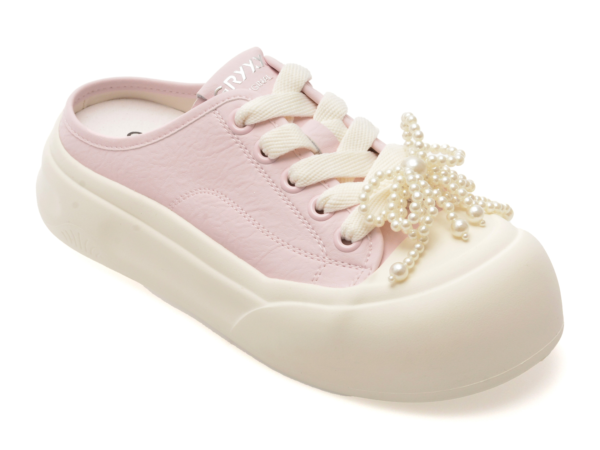 Papuci GRYXX Roz din Piele Naturală | Confort