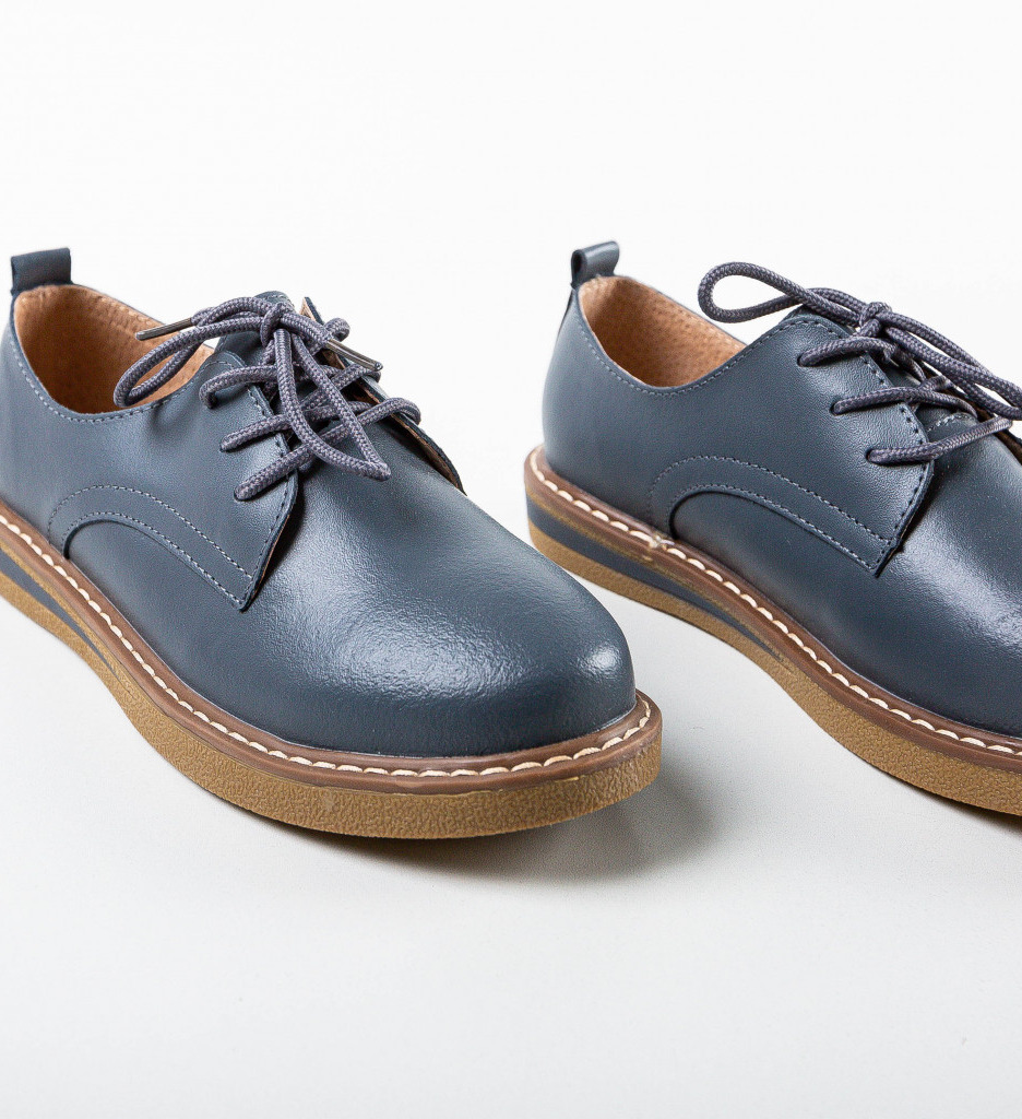Pantofi Casual Doria Gri - Confort și Stil - imagine 5