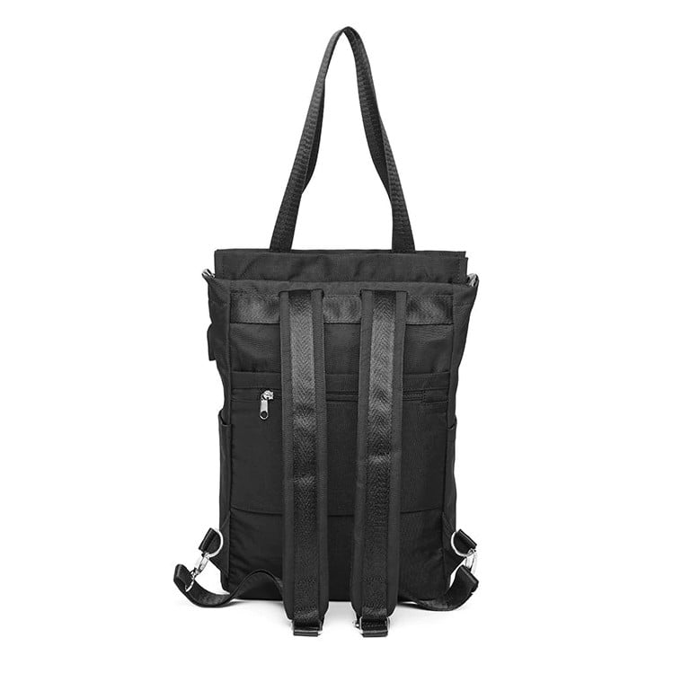 Rucsac Pfy Cazimira Negru Impermeabil cu USB - imagine 5