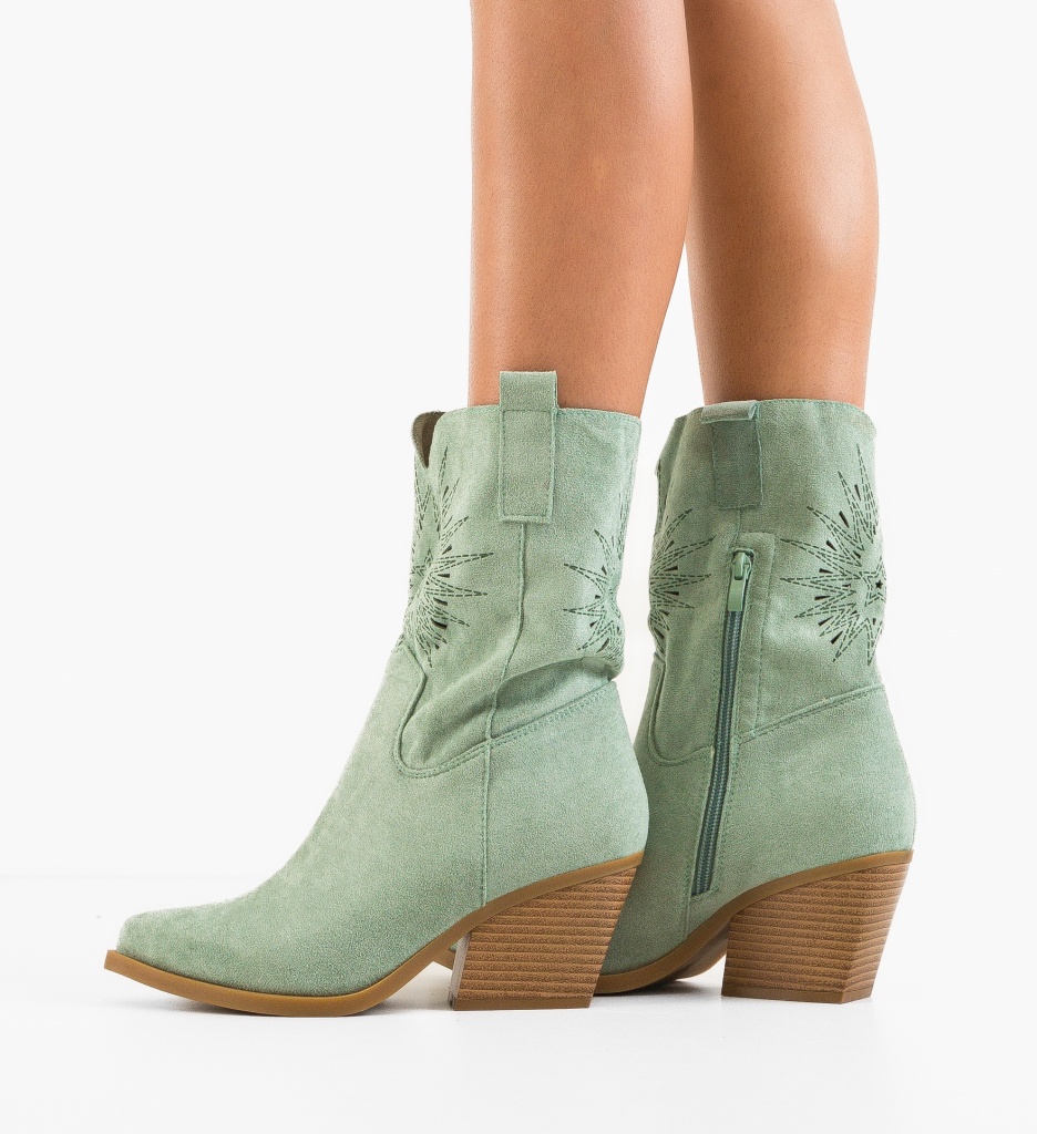 Botine Iwan Verzi - Eleganță și Confort - imagine 2