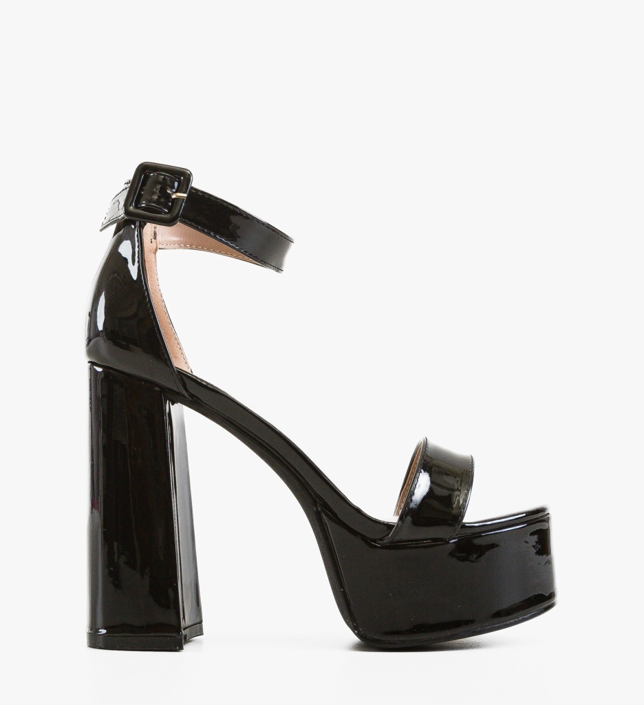 Sandale cu toc Butts Negre - Eleganță și Stil - imagine 6