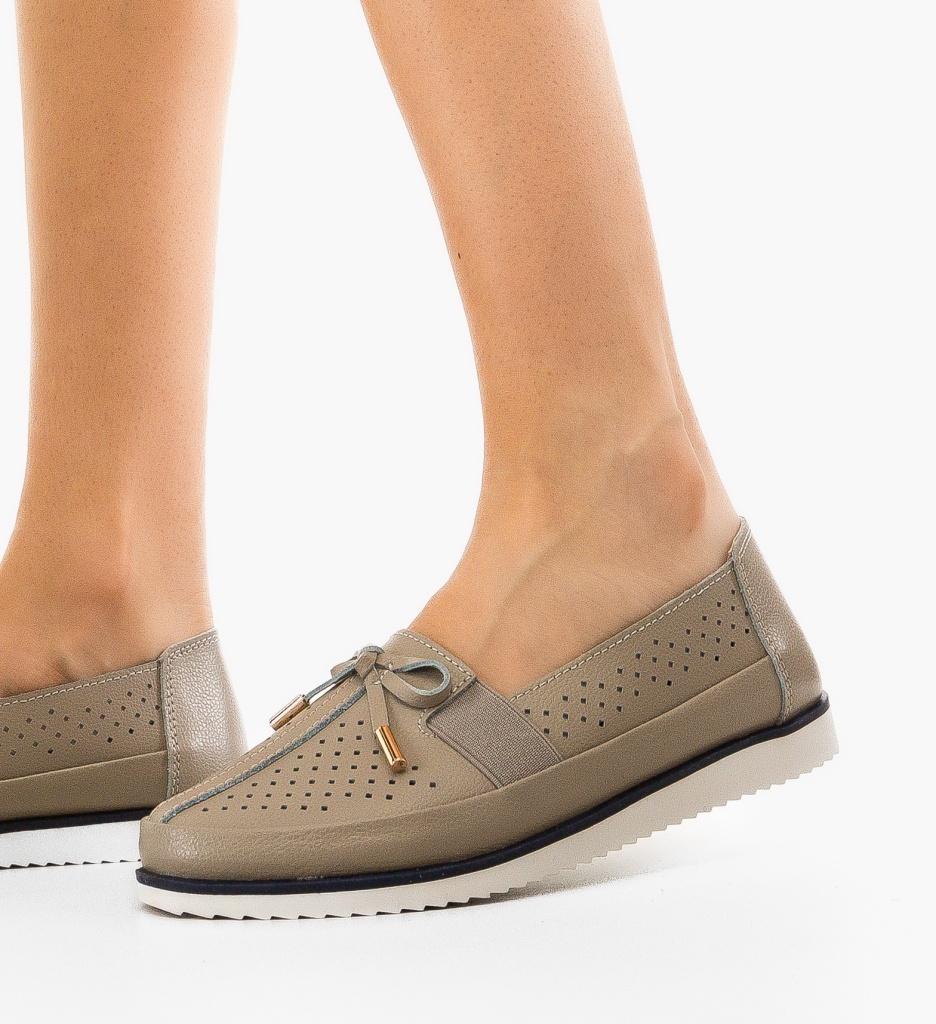 Pantofi Casual Niko Gri - Confort & Stil