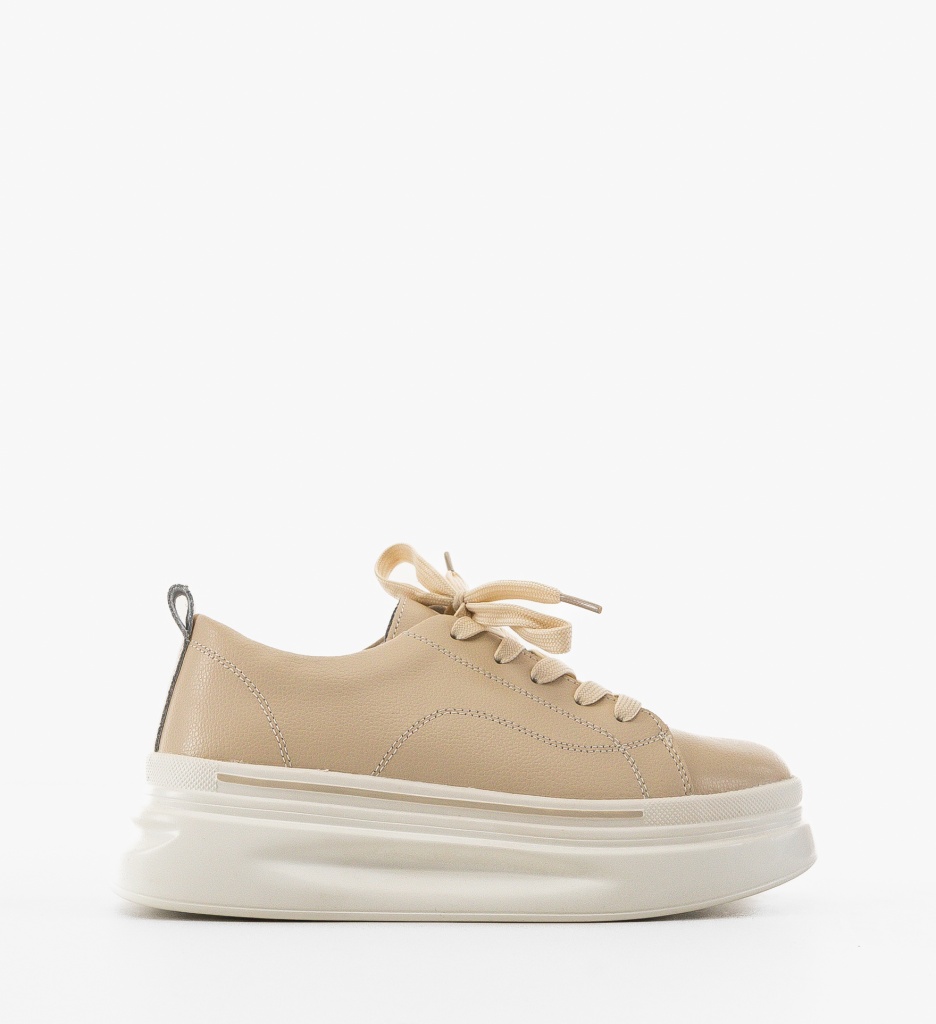 Sneakers Dama Rowna Bej - Confort și Stil - imagine 2