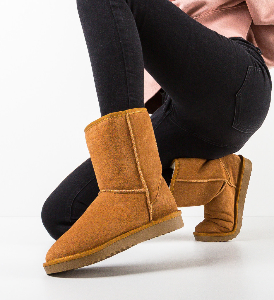 Cizme Tip Ug Helsinki Camel | Confort Maxim