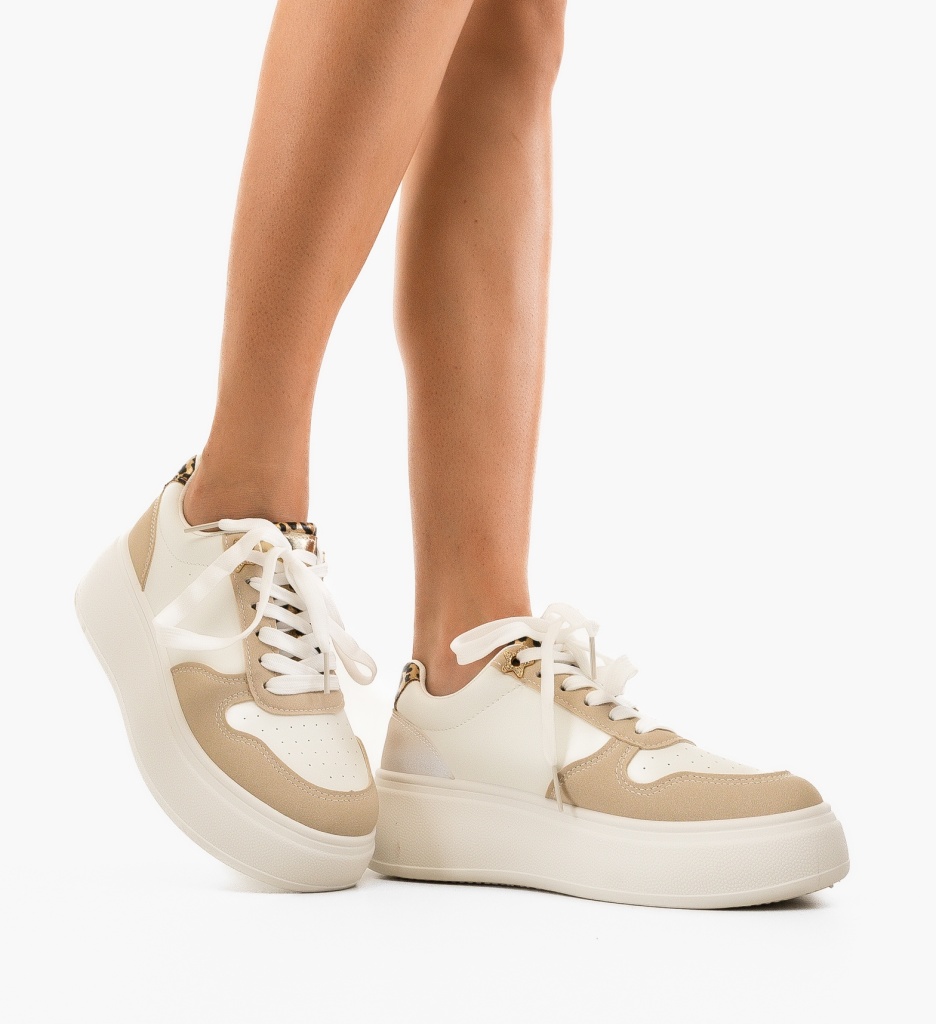 Sneakers Dama Halima Bej - Confort & Stil