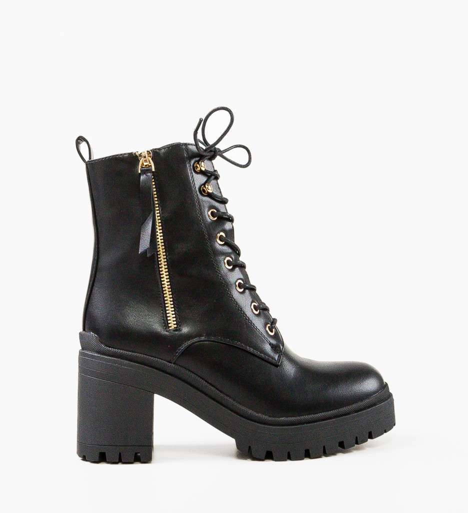 Botine Dama Rita Negre - Eleganță și Stil - imagine 6